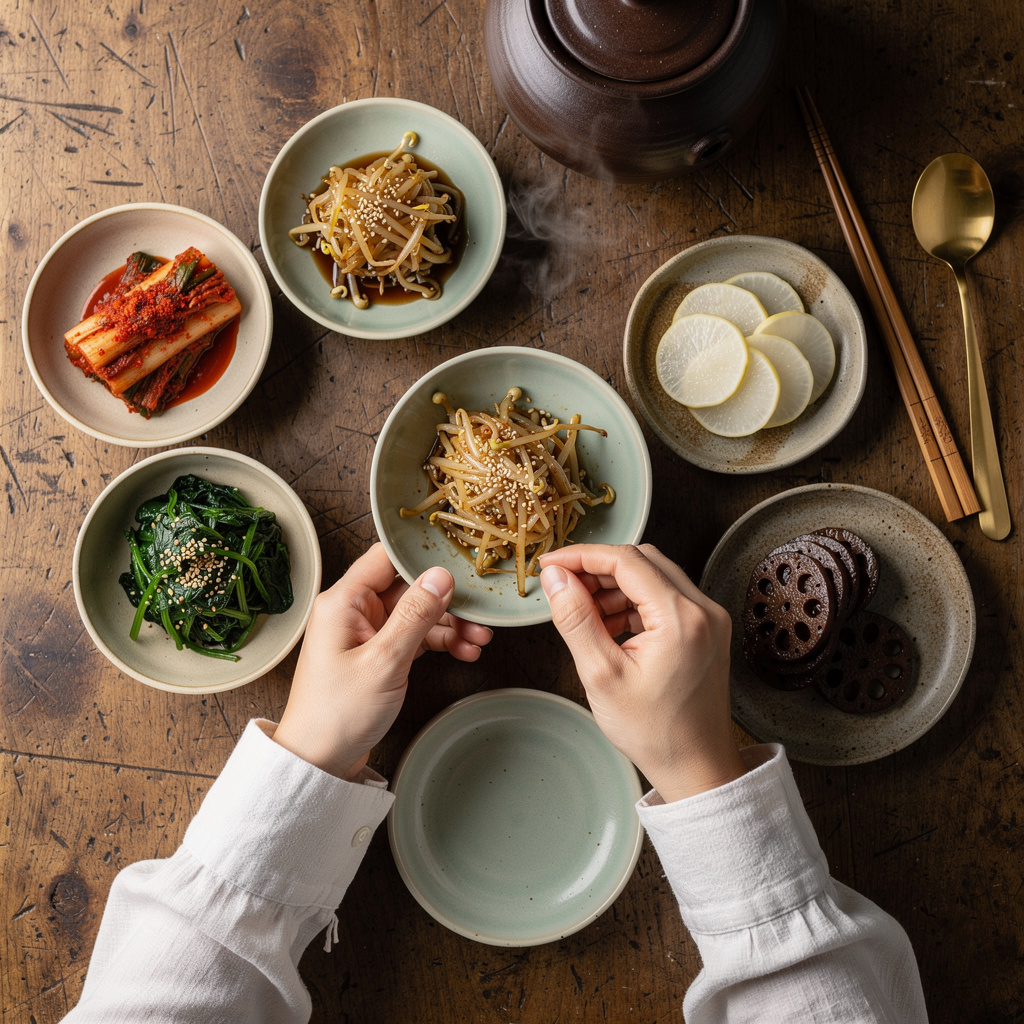 Cuisine coréenne et banchan