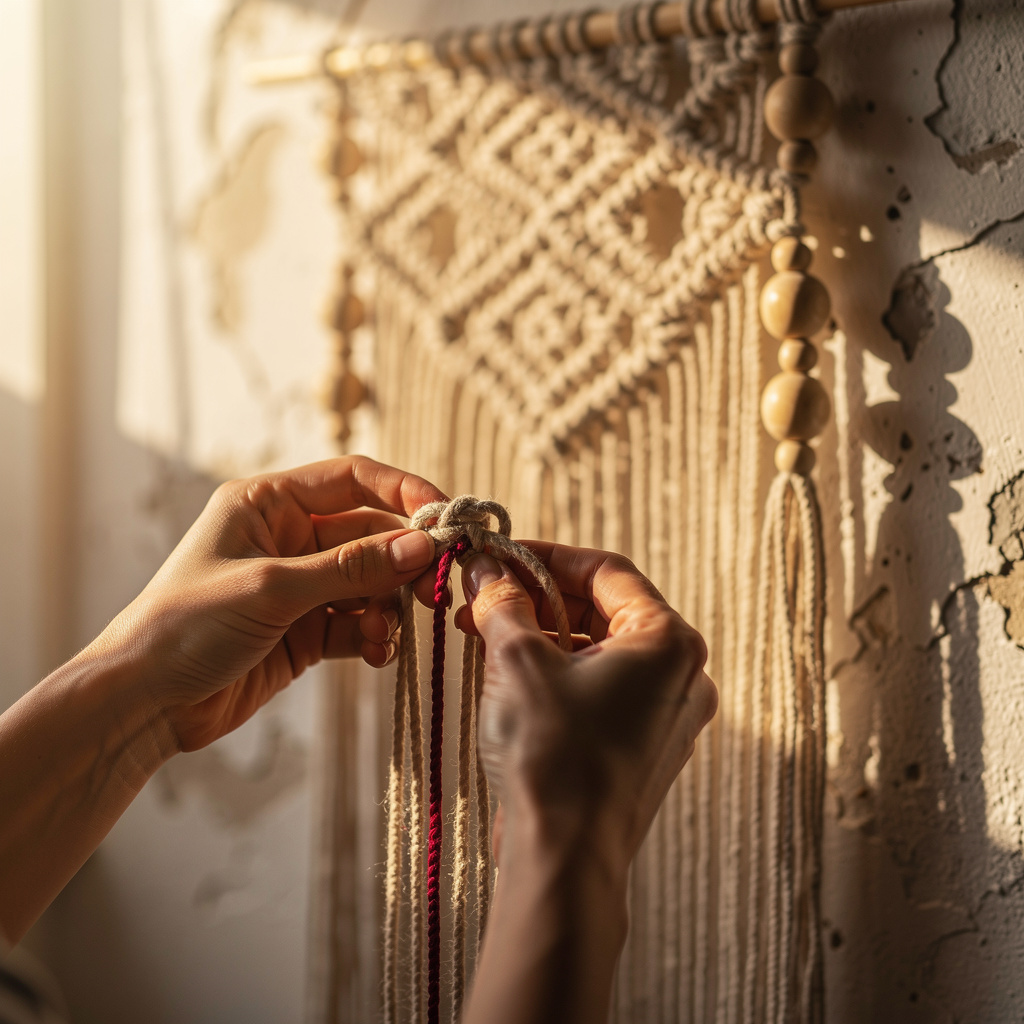 Macramé : nœuds et tentures murales