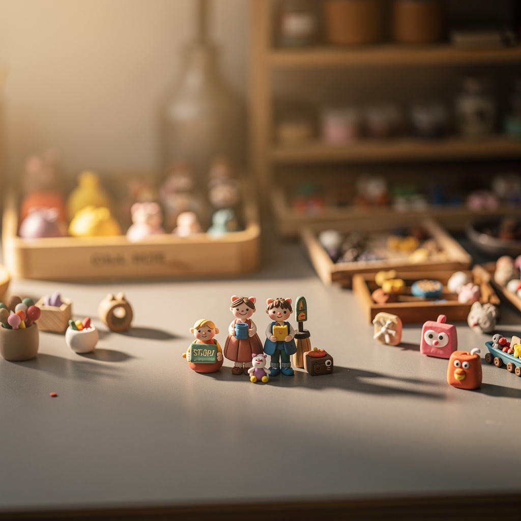 Miniatures et accessoires en pâte polymère