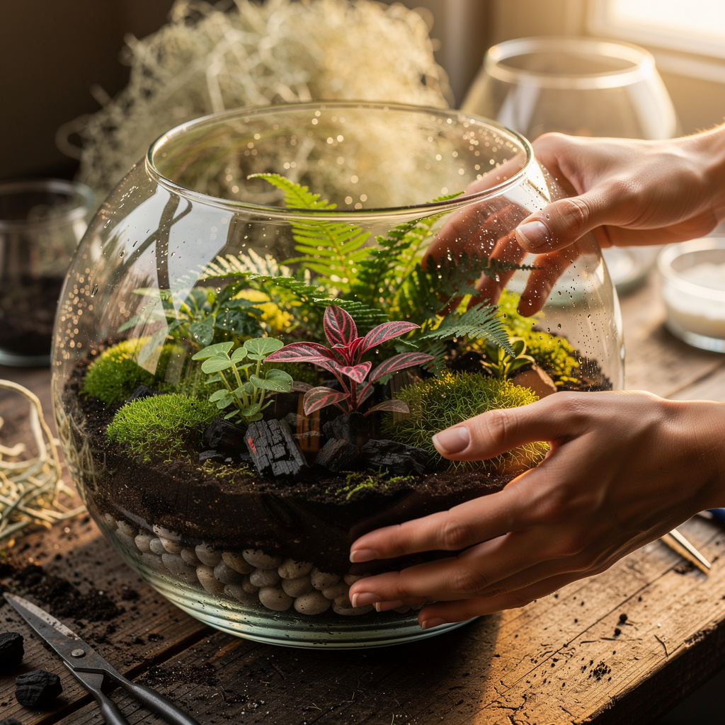 Terrariums et écosystèmes clos