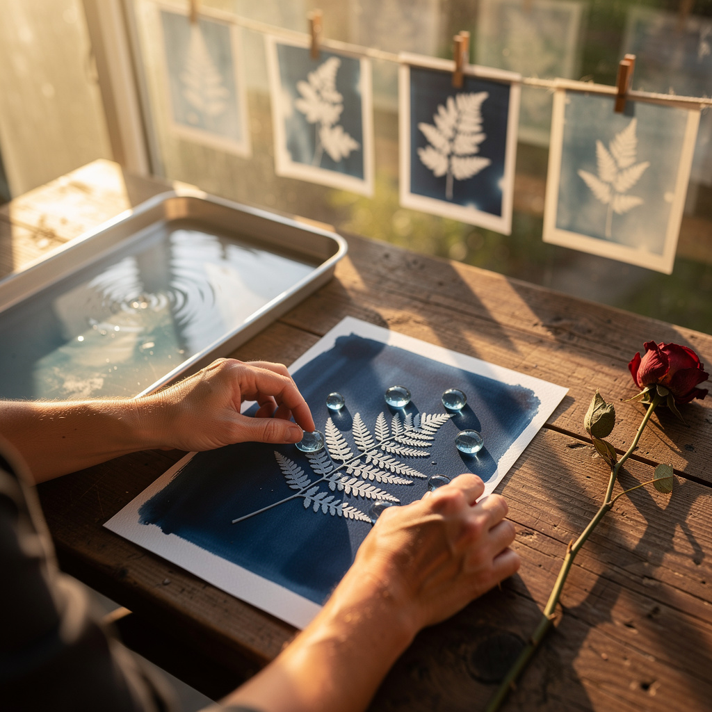 Cyanotype et Sun Printing
