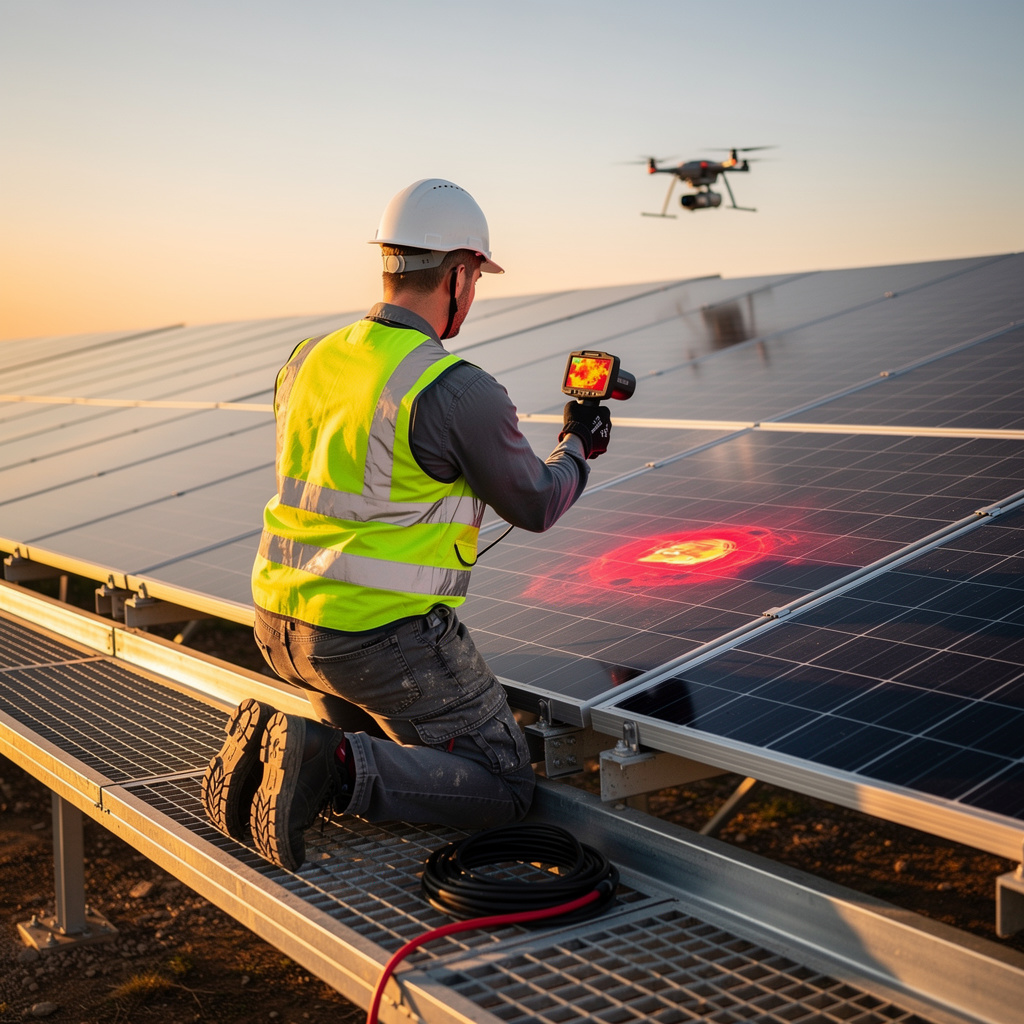 Planification de la maintenance des centrales solaires