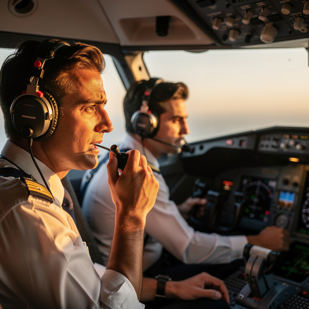 Communication radio en anglais aéronautique