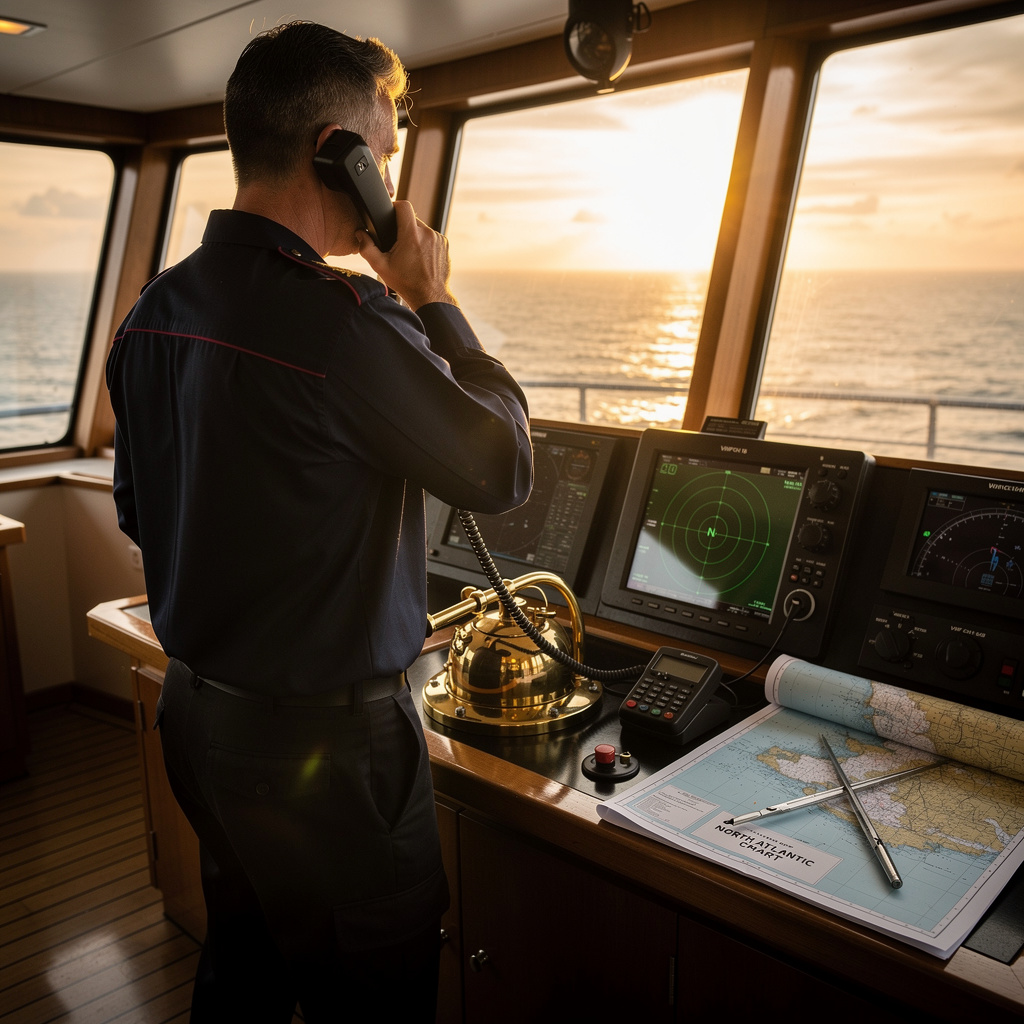 Anglais maritime : phrases types