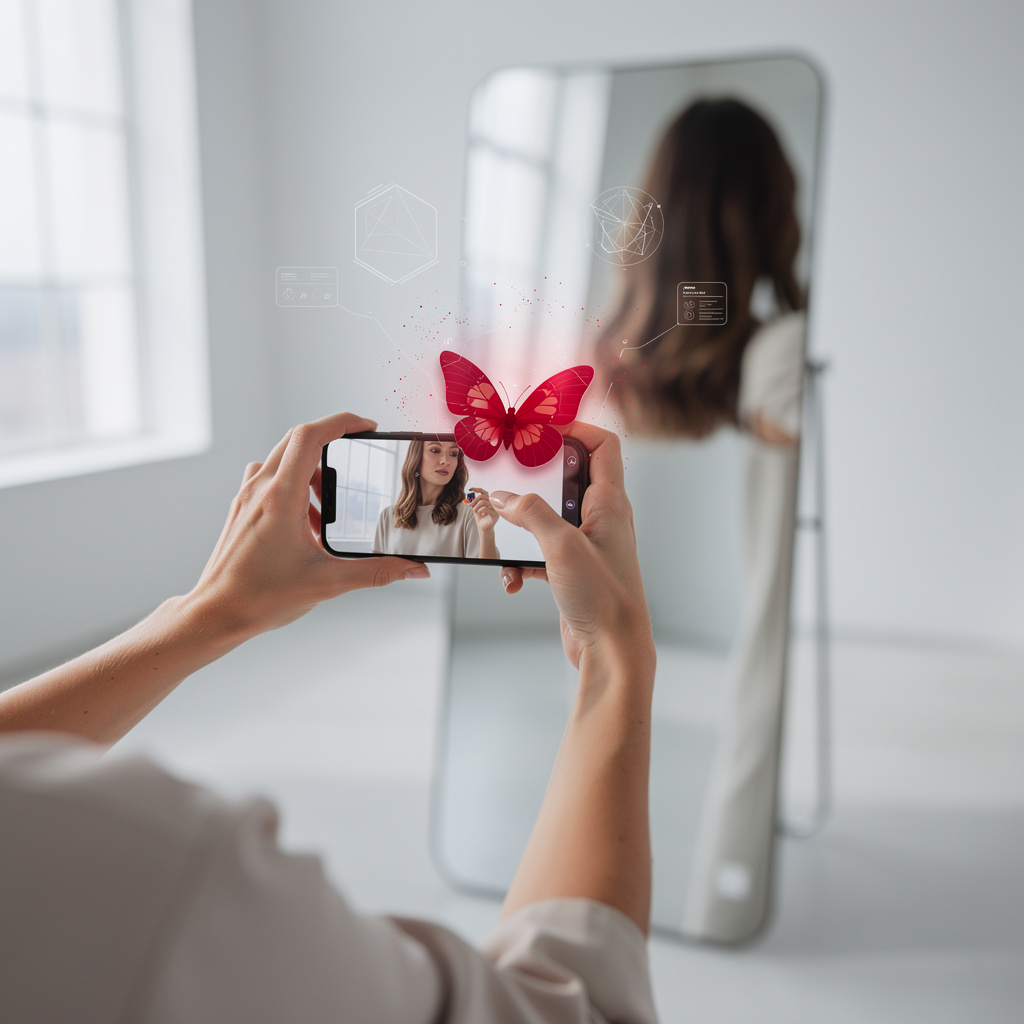 Publicité Snapchat Lens AR