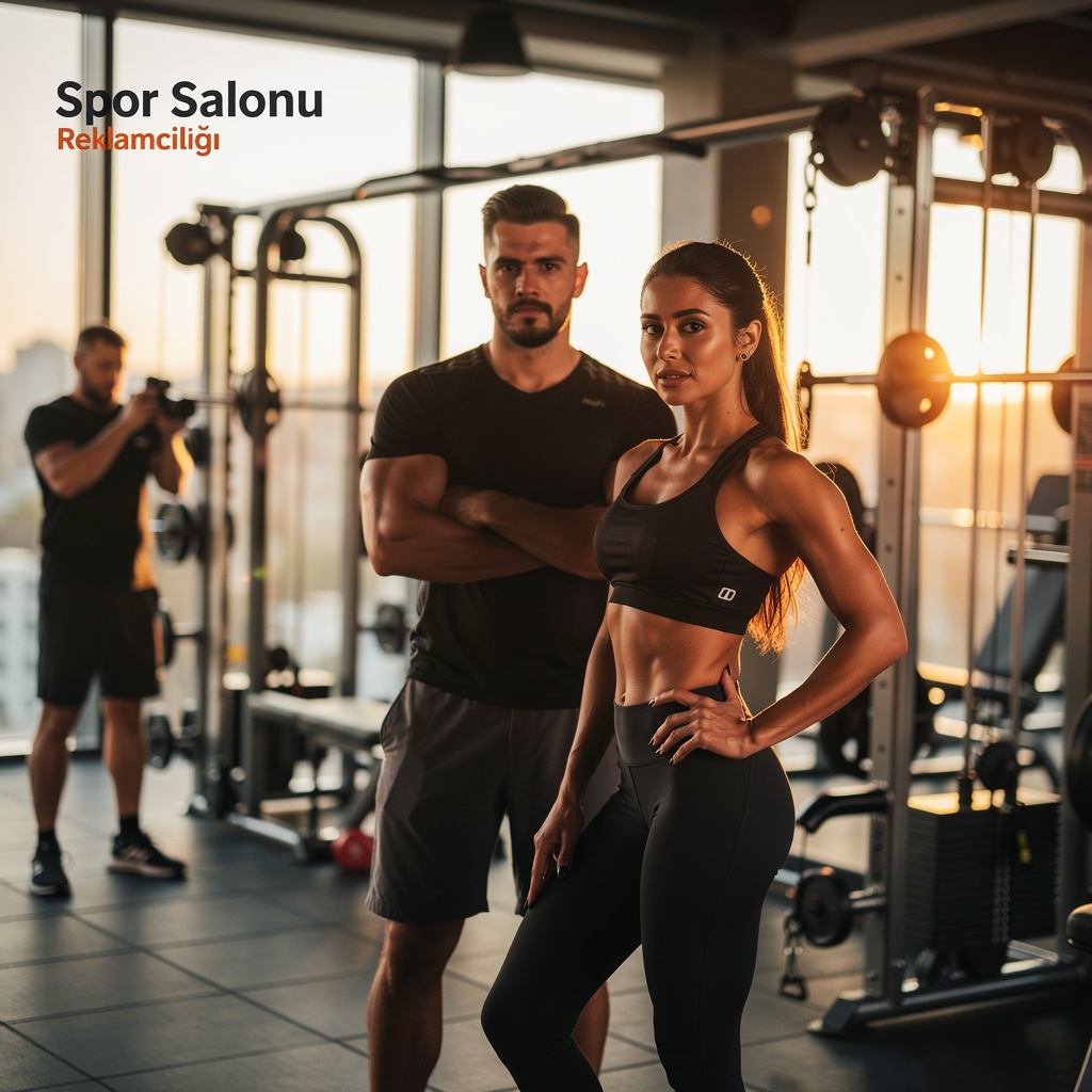 Publicité pour salle de sport