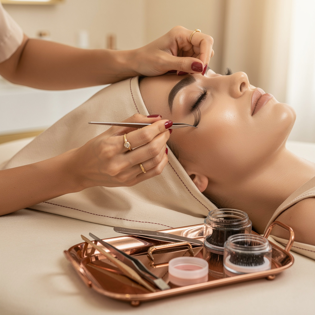 Marketing pour studio de cils et sourcils
