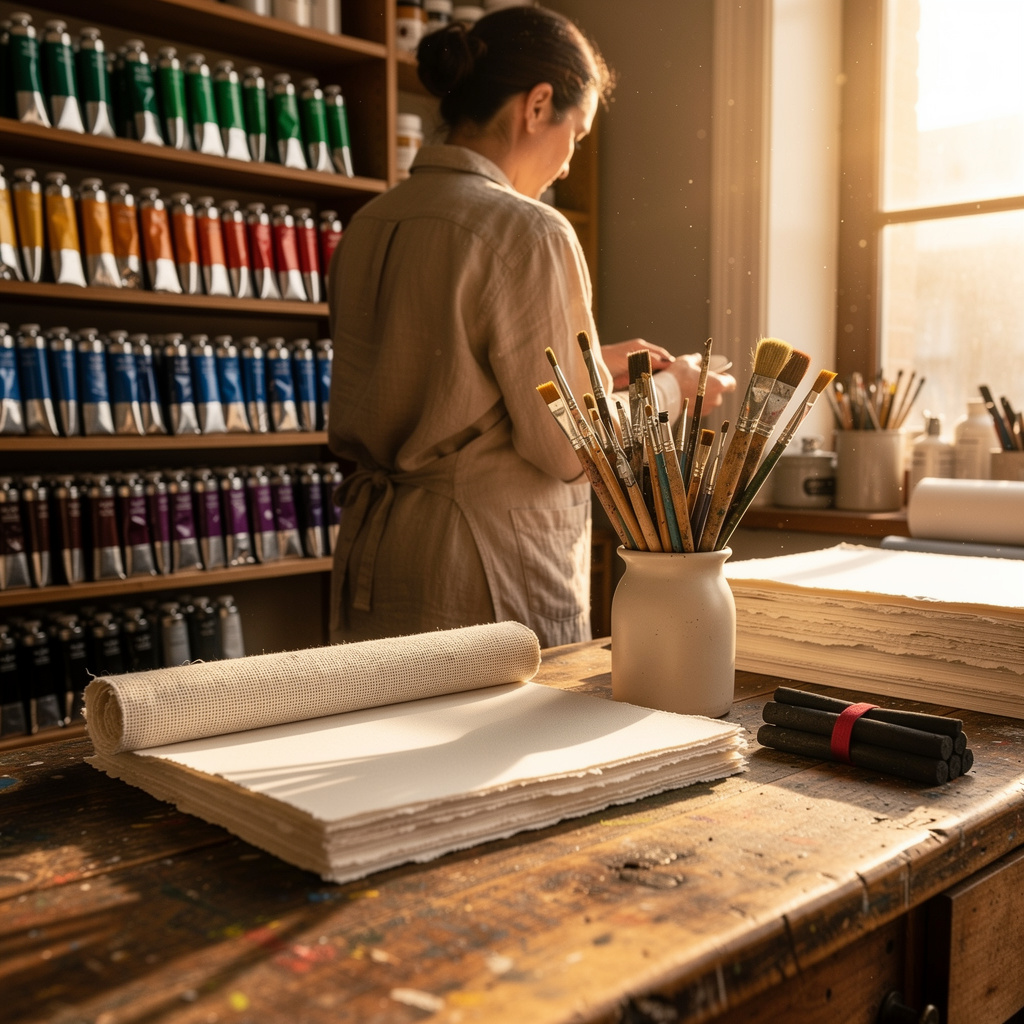 Marketing pour magasin de fournitures d'art