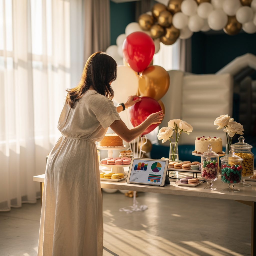 Marketing pour fêtes d'enfants