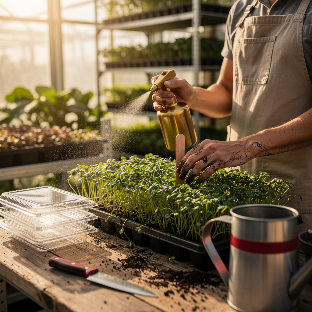 Créer une entreprise de microgreens