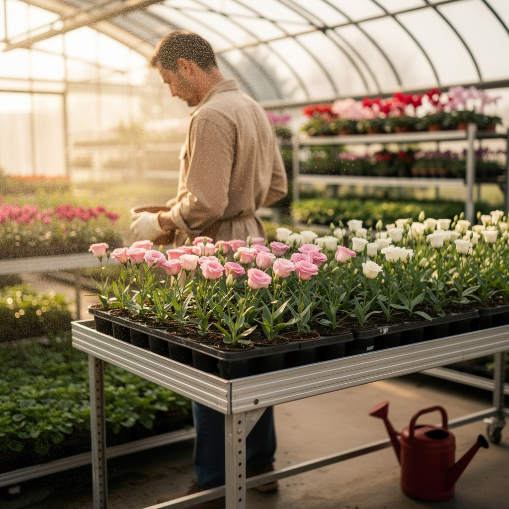 Créer une ferme de fleurs