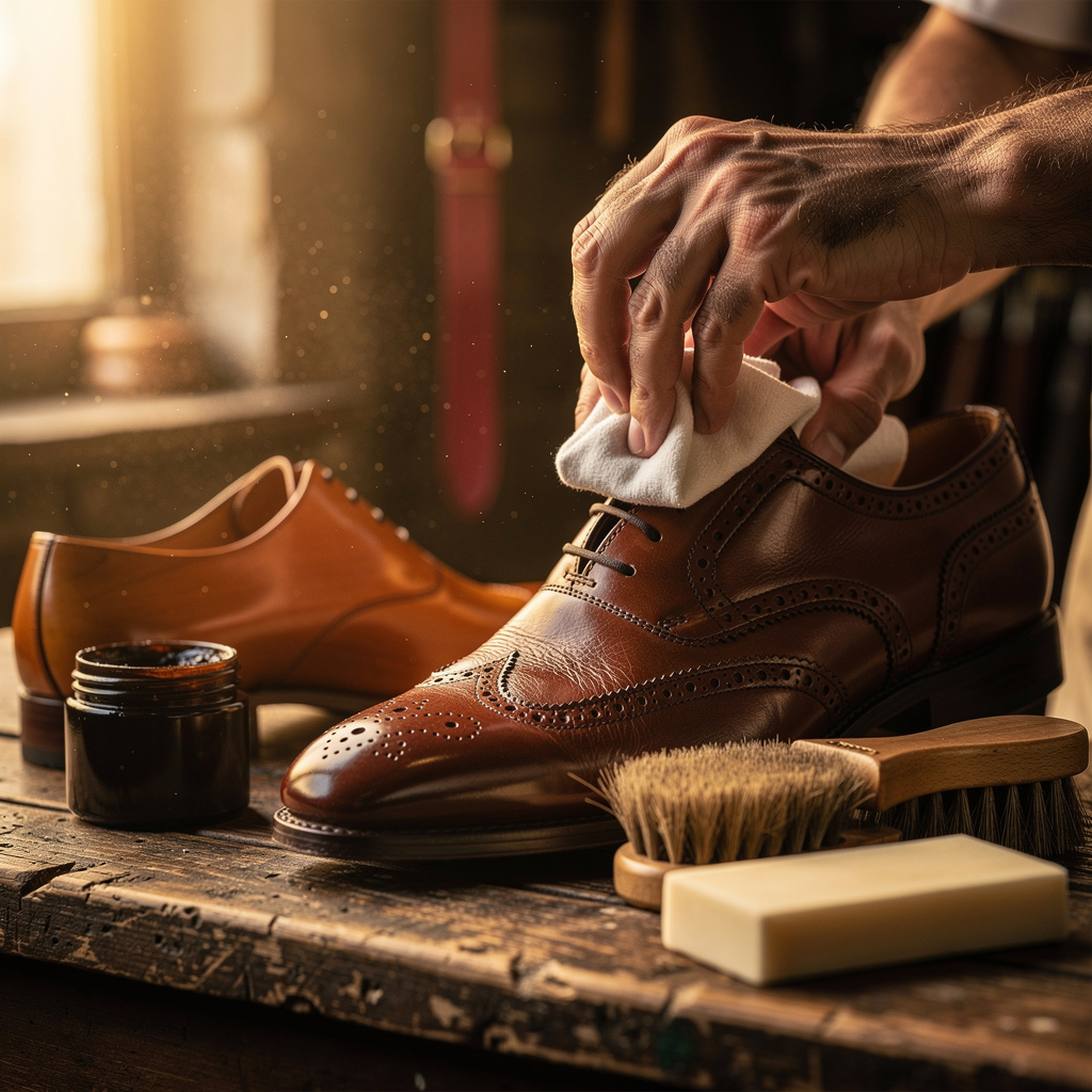 Entretien des chaussures et du cuir
