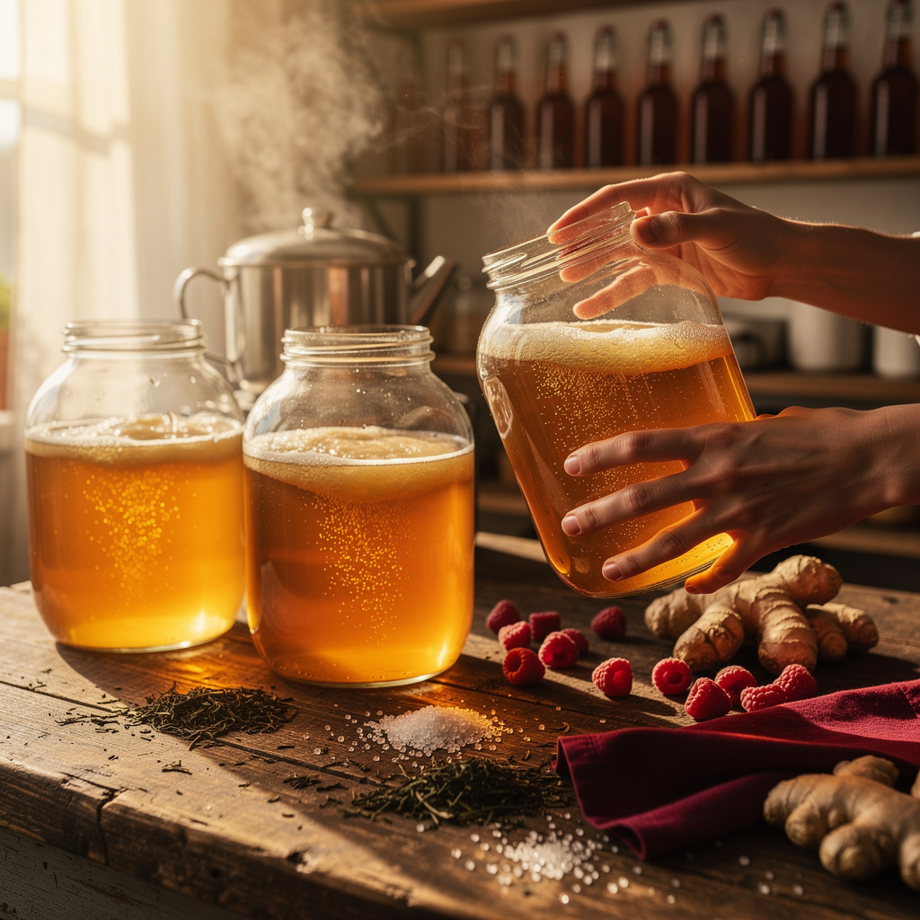 Brassage du kombucha
