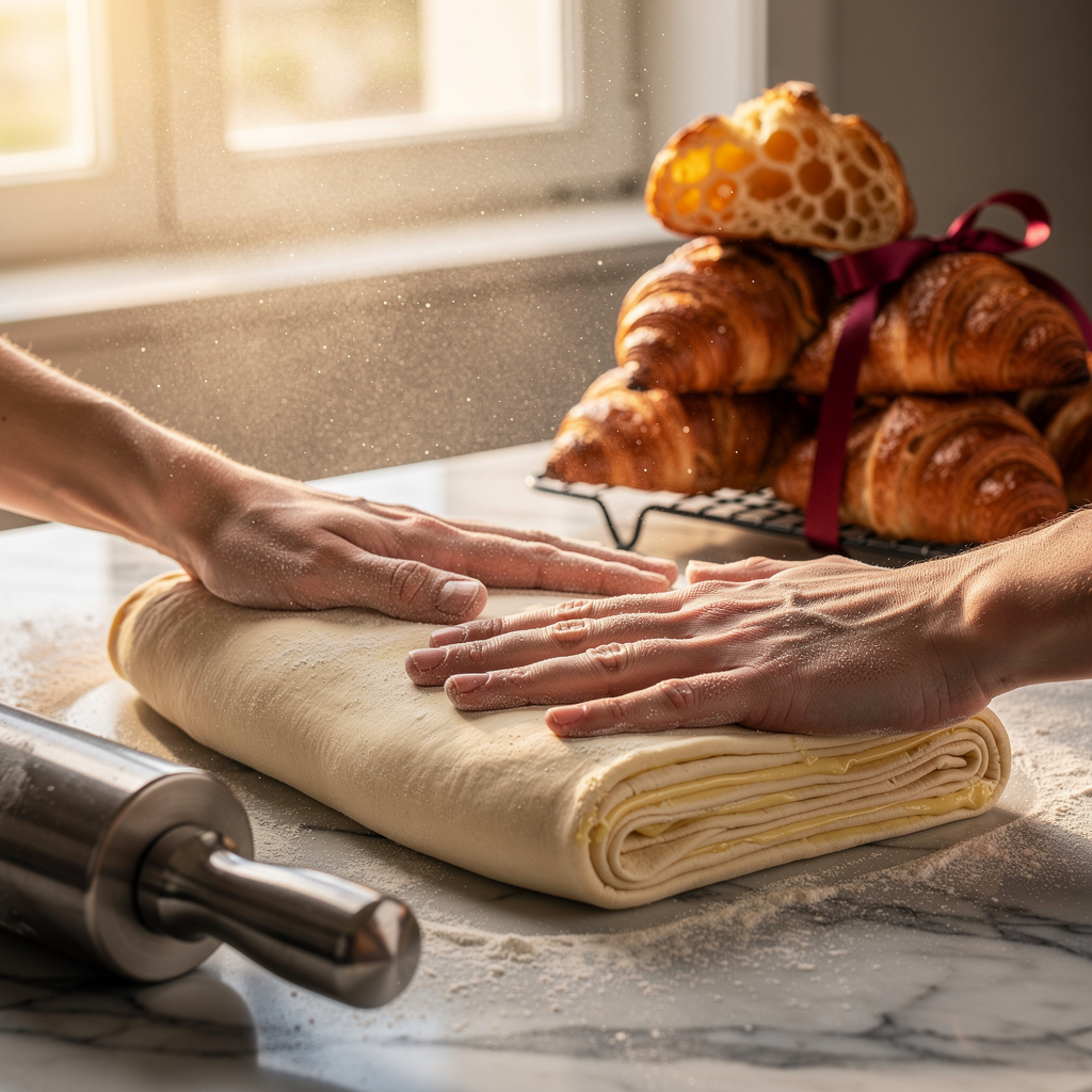 Croissants et pâte feuilletée