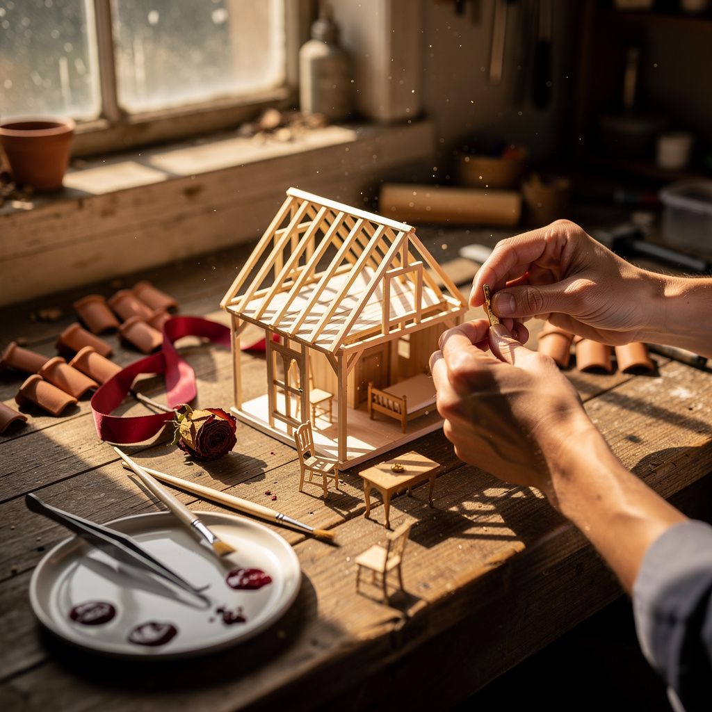 Miniatures de maison de poupée