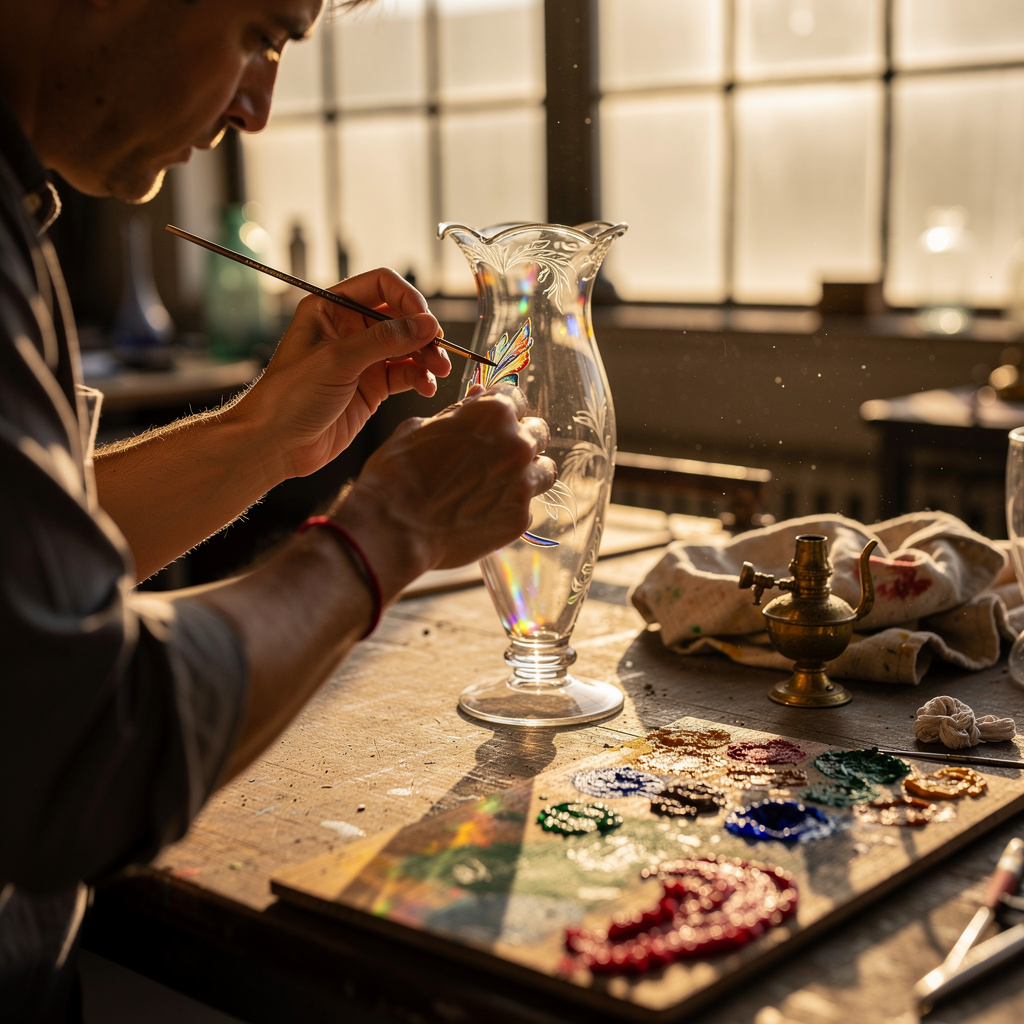 Peinture sur verre