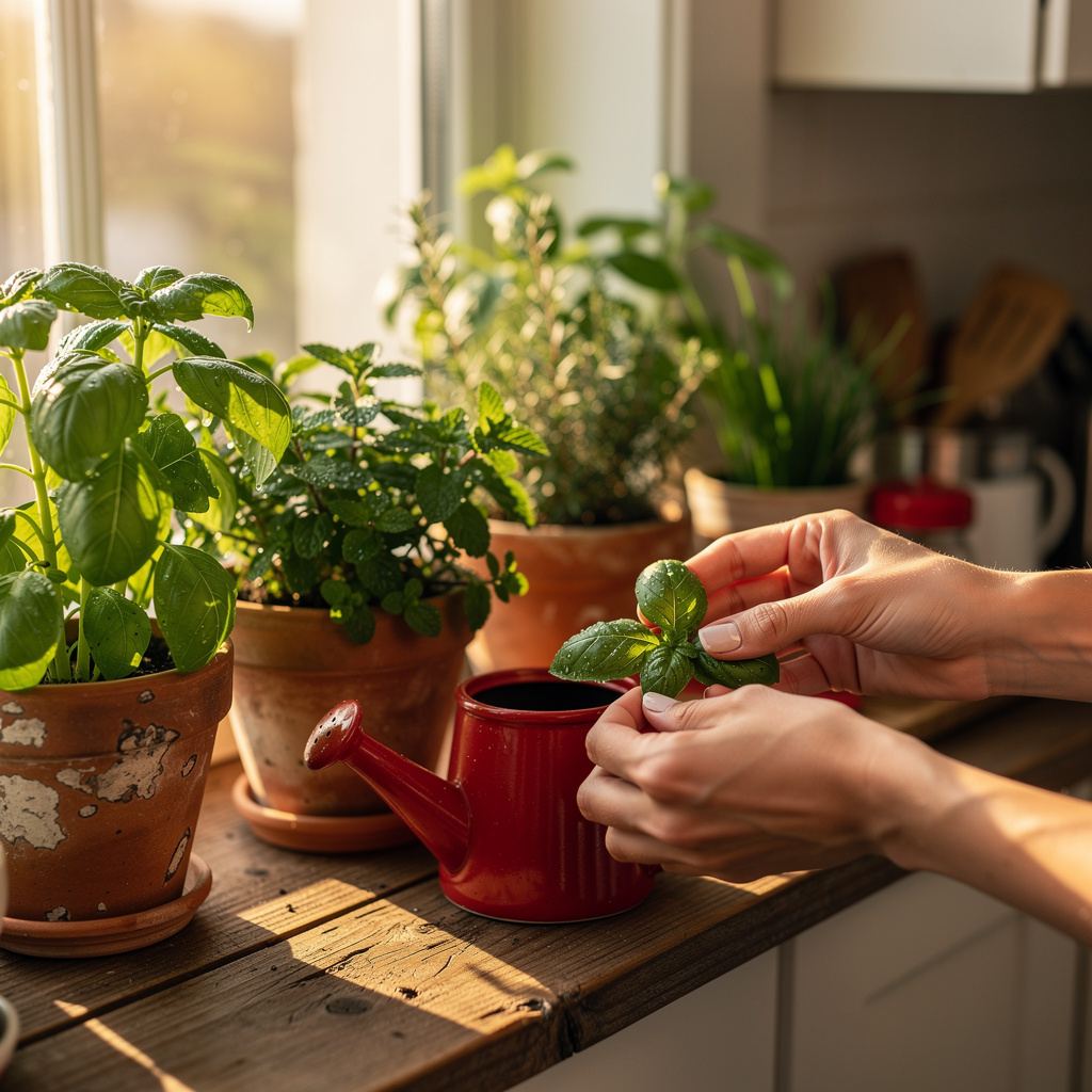Cultiver des herbes à l'intérieur