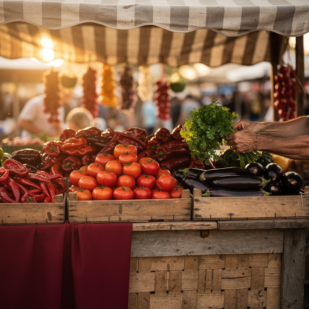 Créer un étal de marché