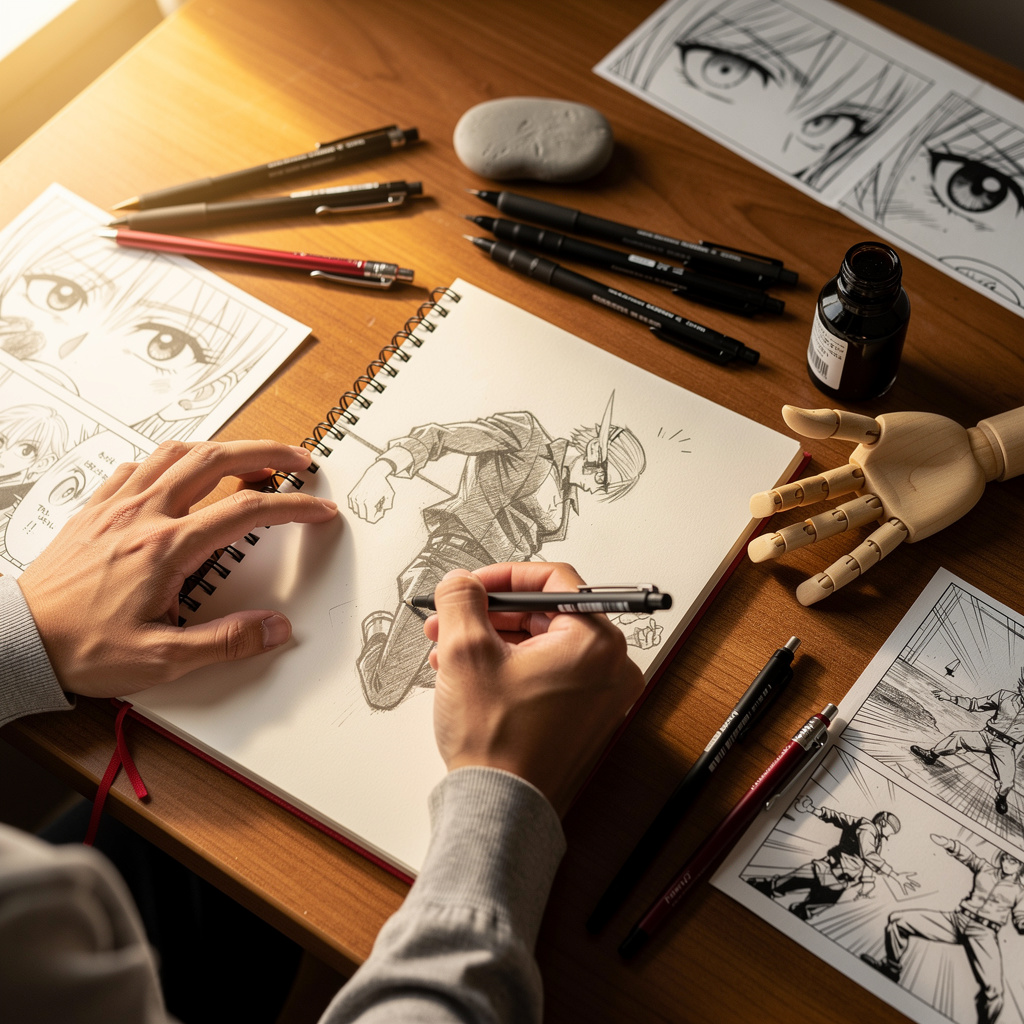 Bases du dessin manga