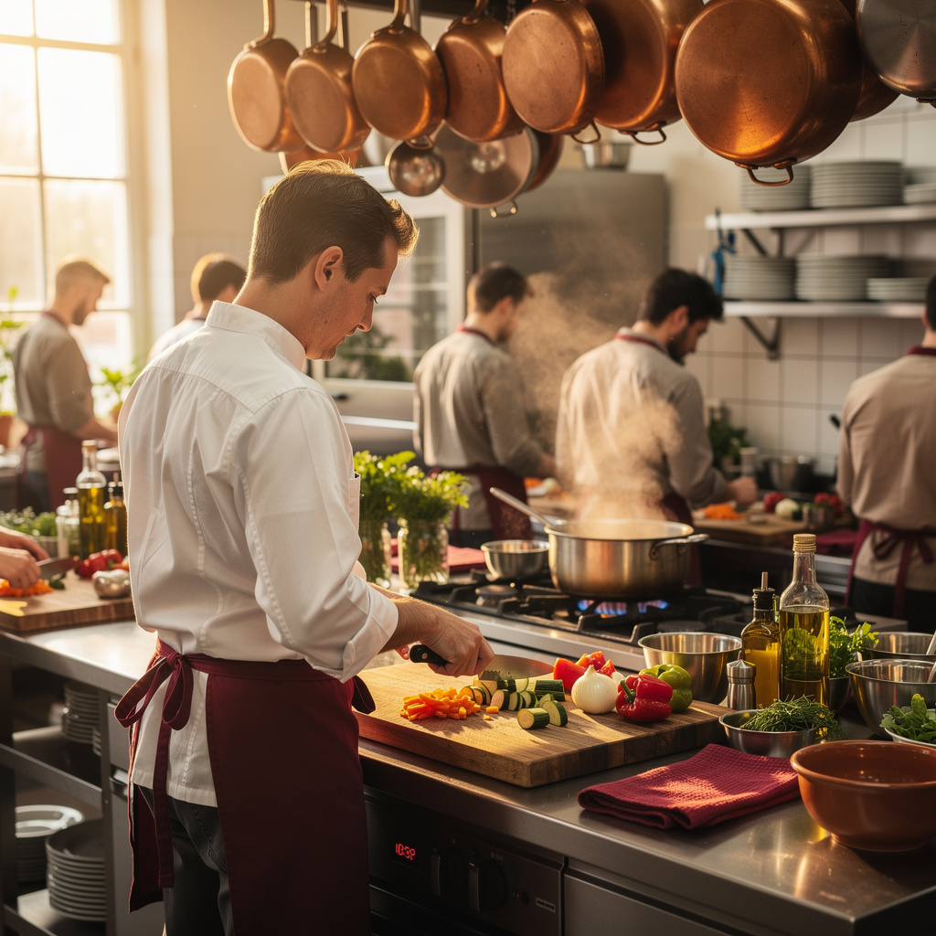 Cours de cuisine à son compte