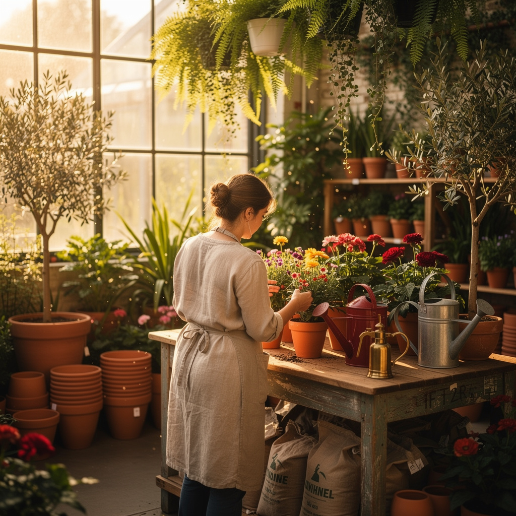 Créer une jardinerie