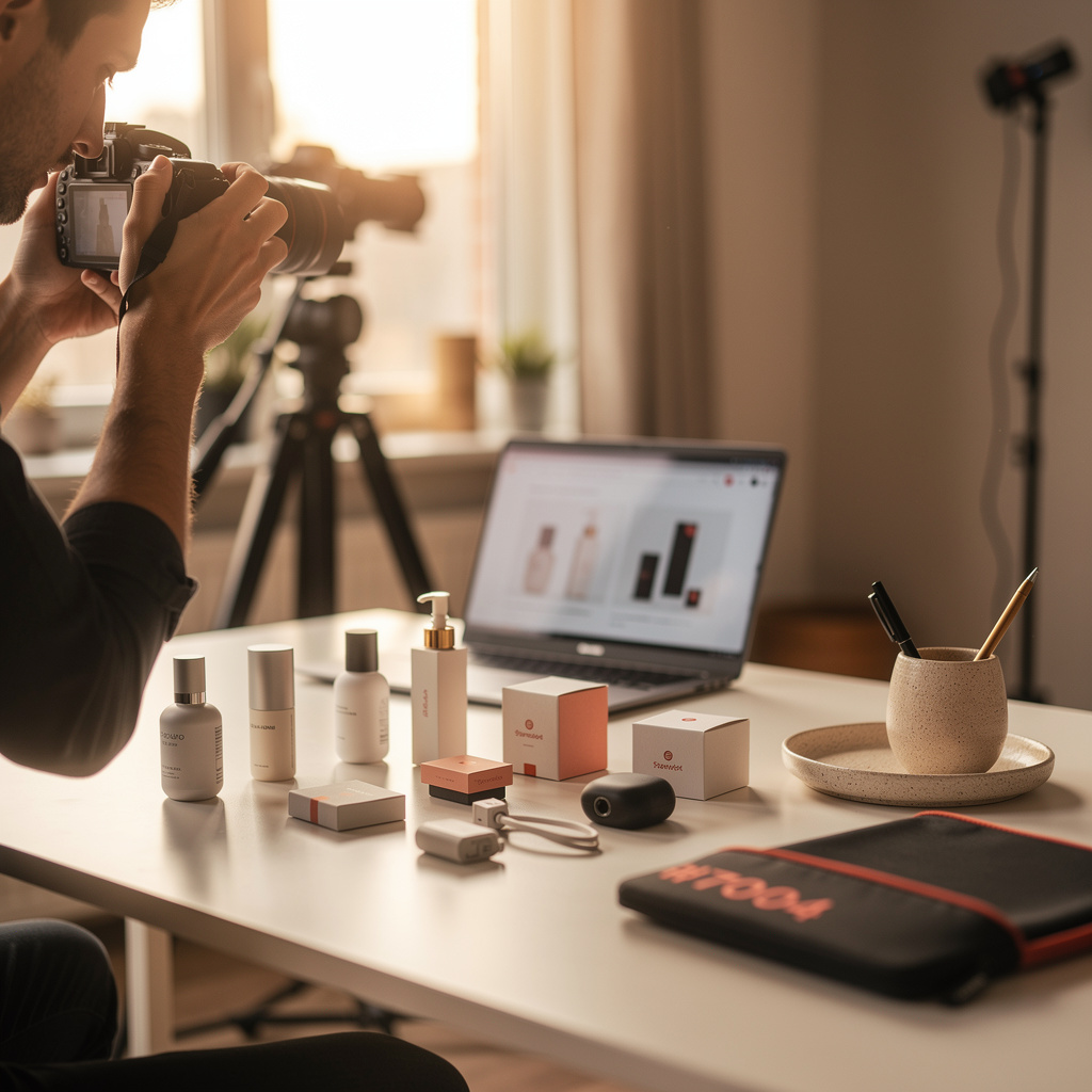 Photographie e-commerce et fiches produits