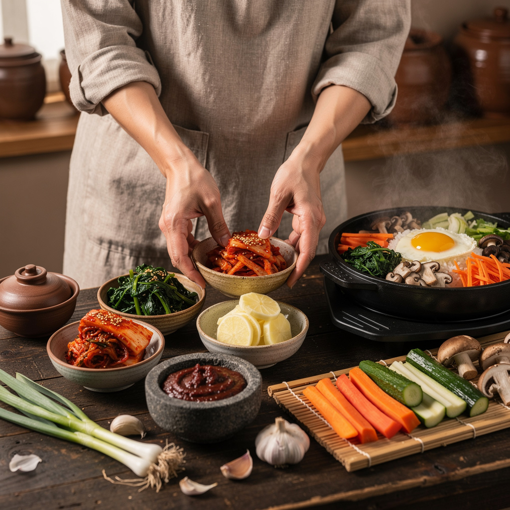 Bases de la cuisine coréenne