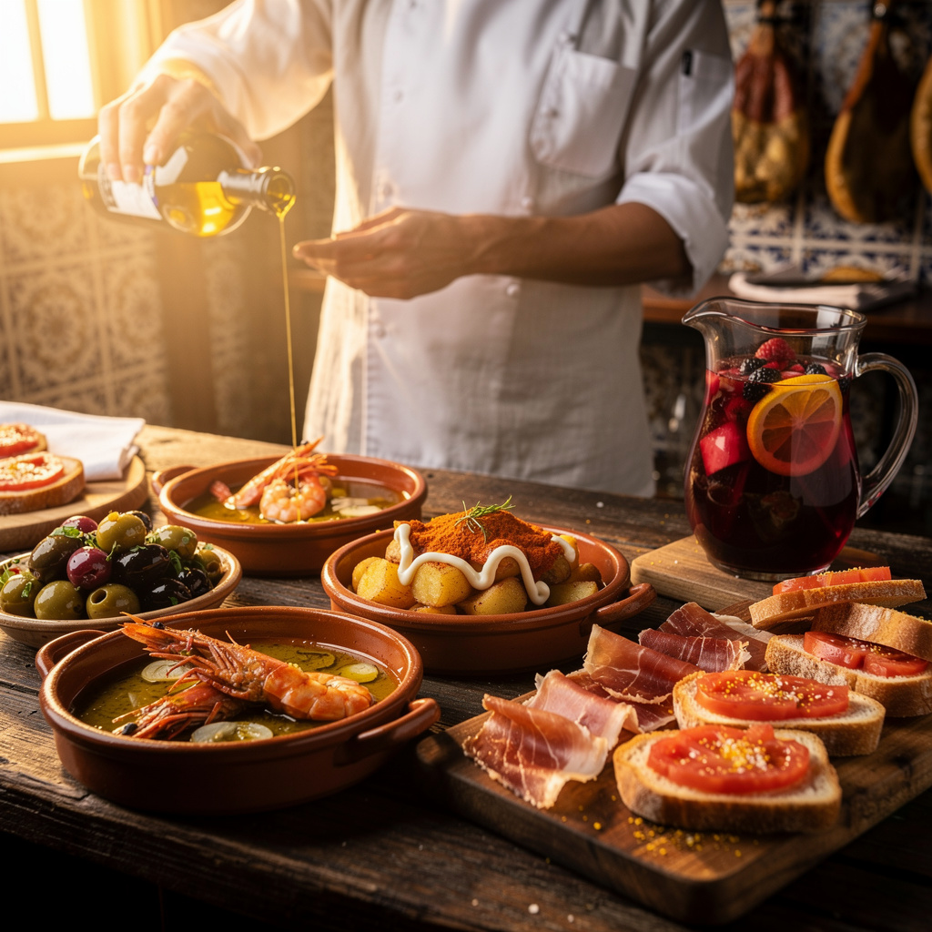 Cuisine des tapas espagnoles