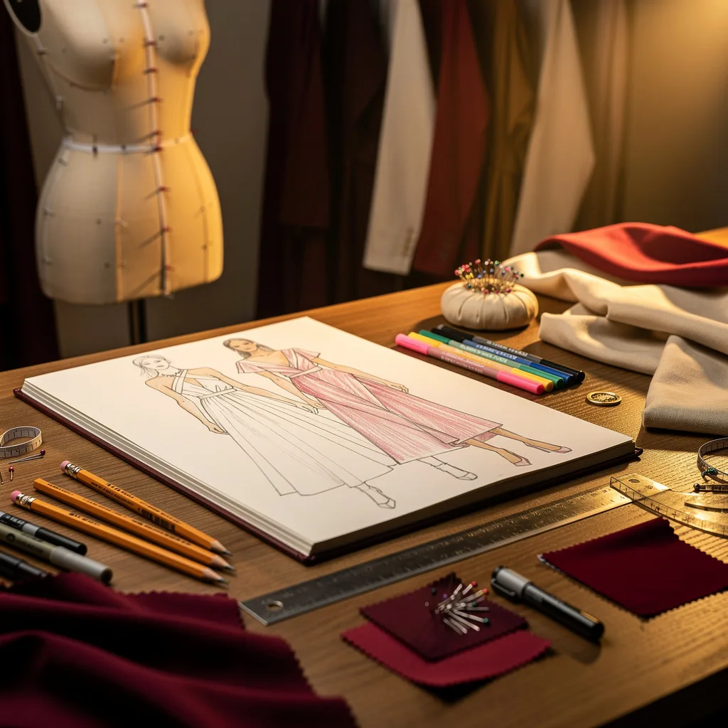 Techniques de Croquis de Mode