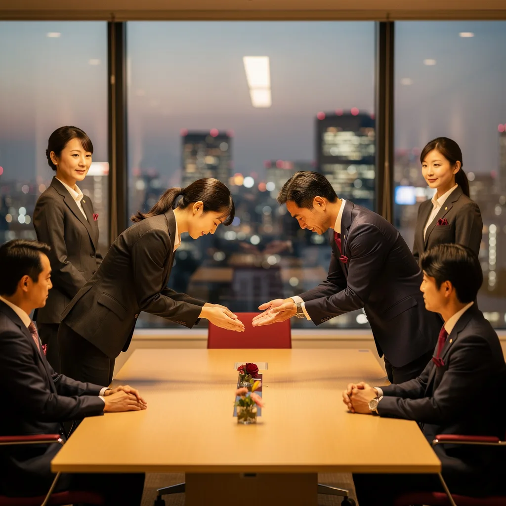 Savoir-vivre d'affaires au Japon