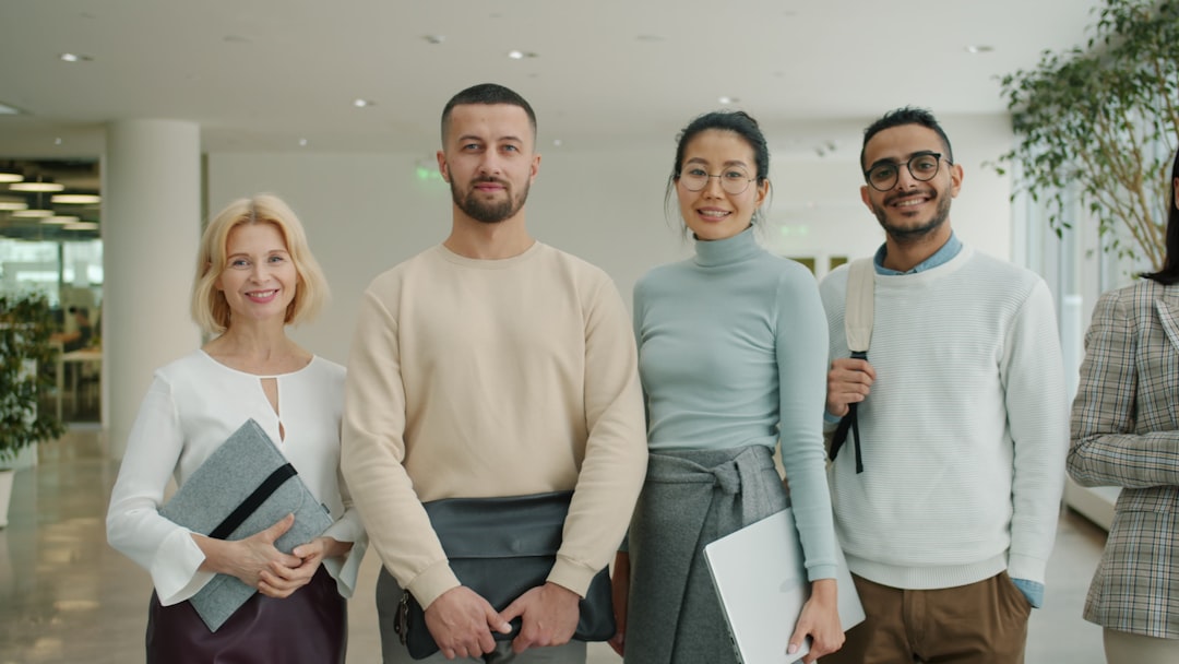 corporate office team collaboration