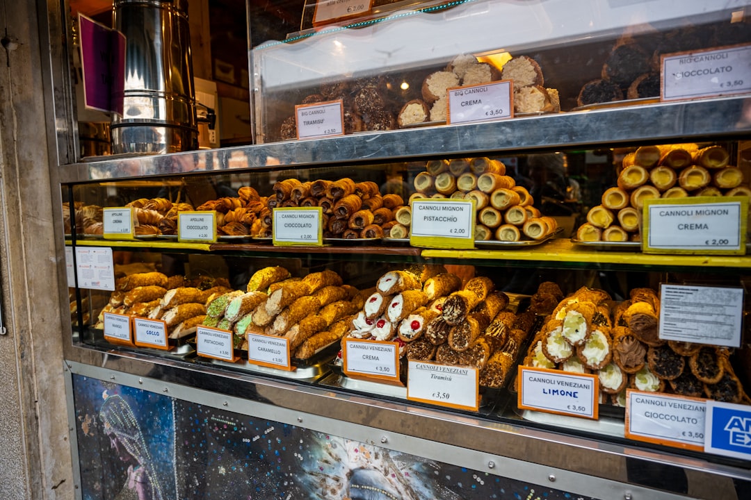 french pastry display