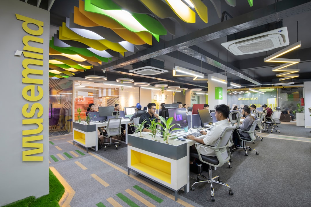 multicultural team designing interior space