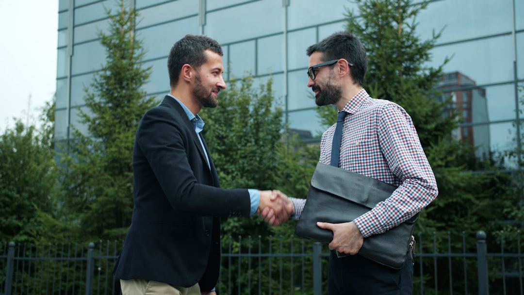 business partnership handshake