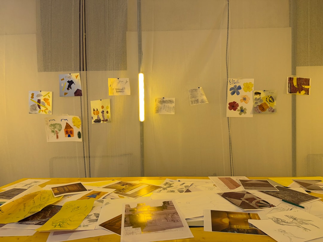 digital artist brainstorming ideas