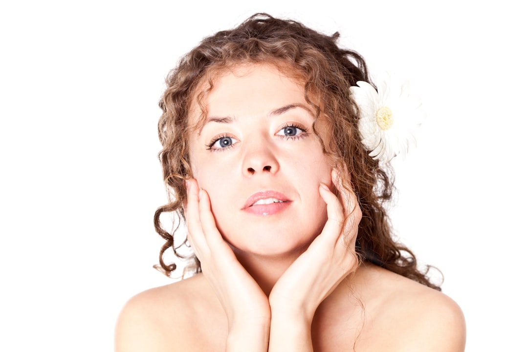 facial massage close-up