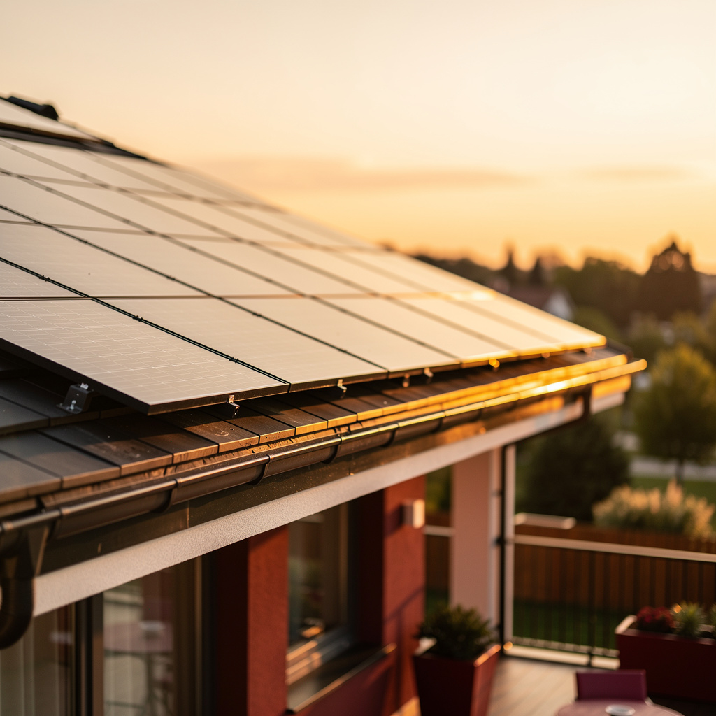 Conception de panneaux solaires domestiques