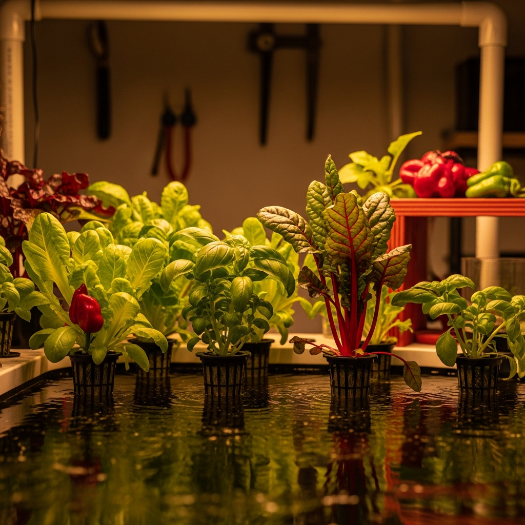 Installation de Système Hydroponique