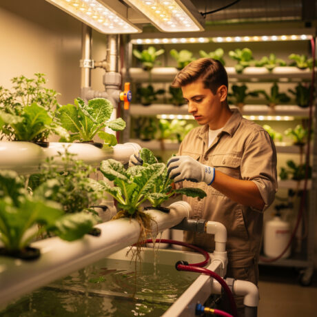 Installation de Système Hydroponique