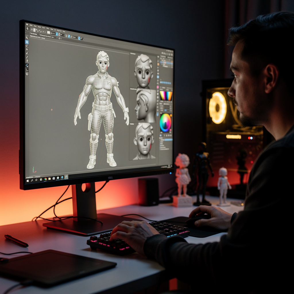 Sculpture de Personnages dans Blender