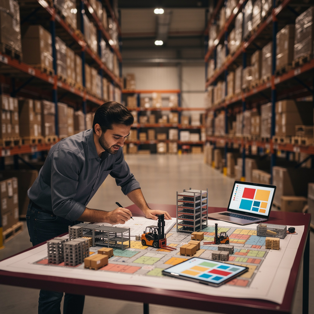 Agencement d'Entrepôt