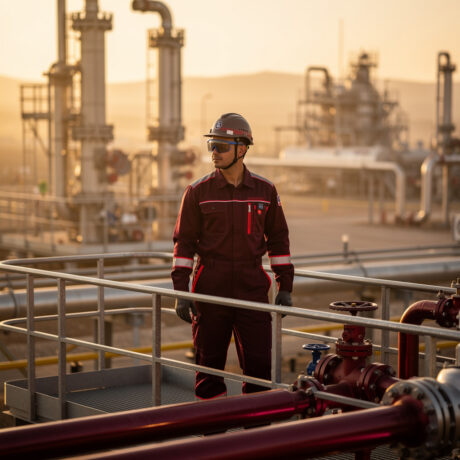 Exploitation pétrolière en amont