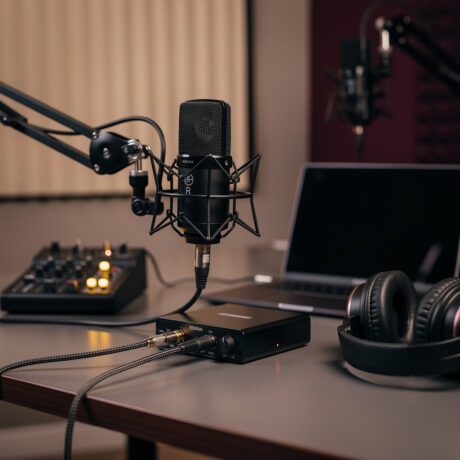 Configuration de studio podcast professionnel