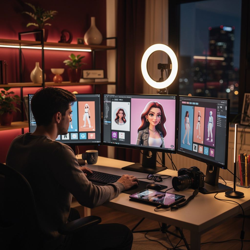 Création d'Influenceurs Virtuels